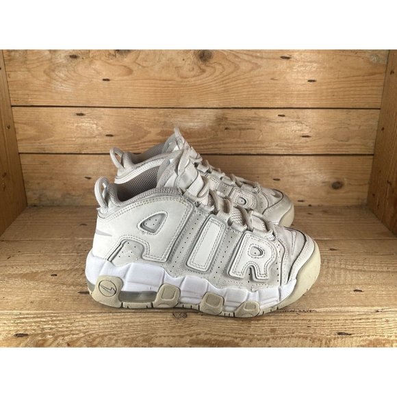 Nike Air More Uptempo PS Size 2Y Phantom Light Iron Ore White DM1026-001 Nice - Picture 1 of 12